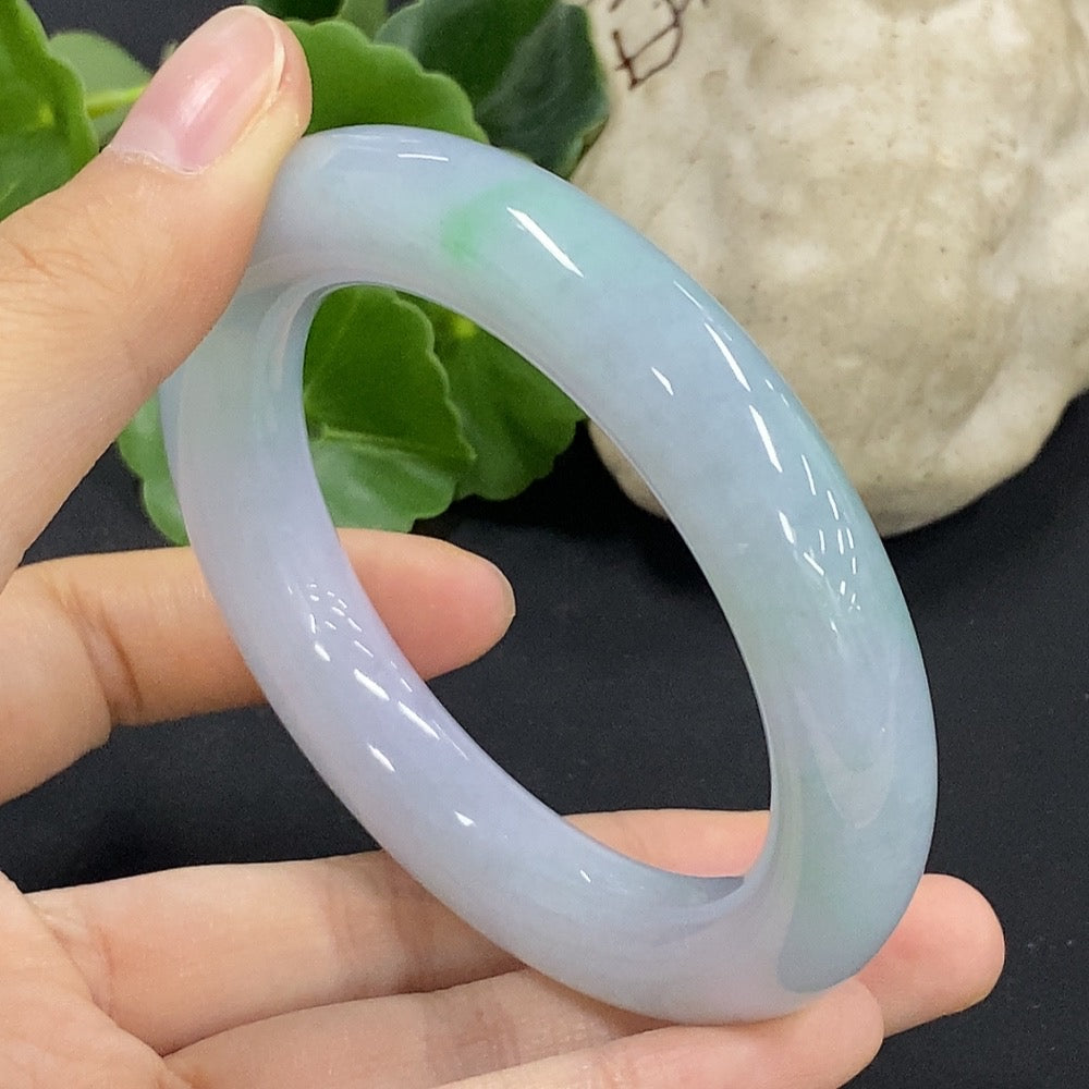 Jadeite Round Bangle Size 55.8 Total Weight Approx. 81.57g