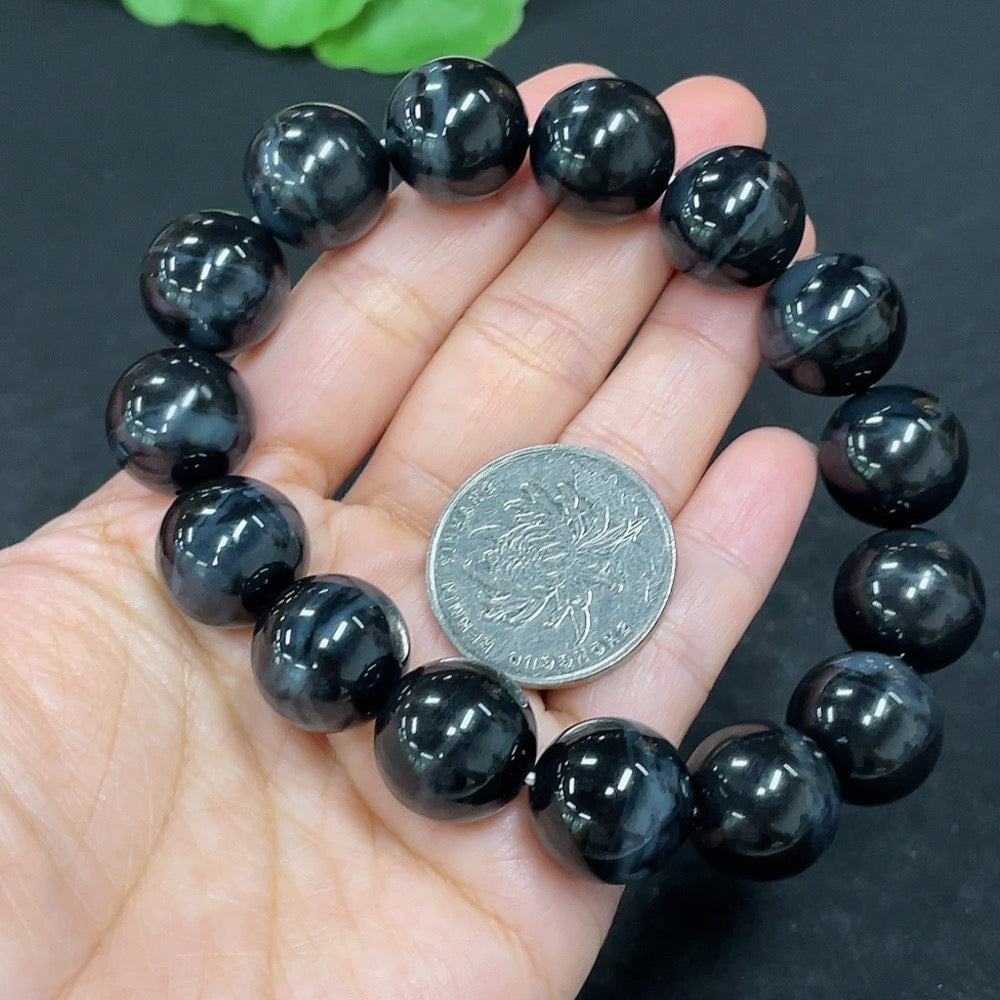 Hetian Jade Bracelet, Approx. 14.6mm