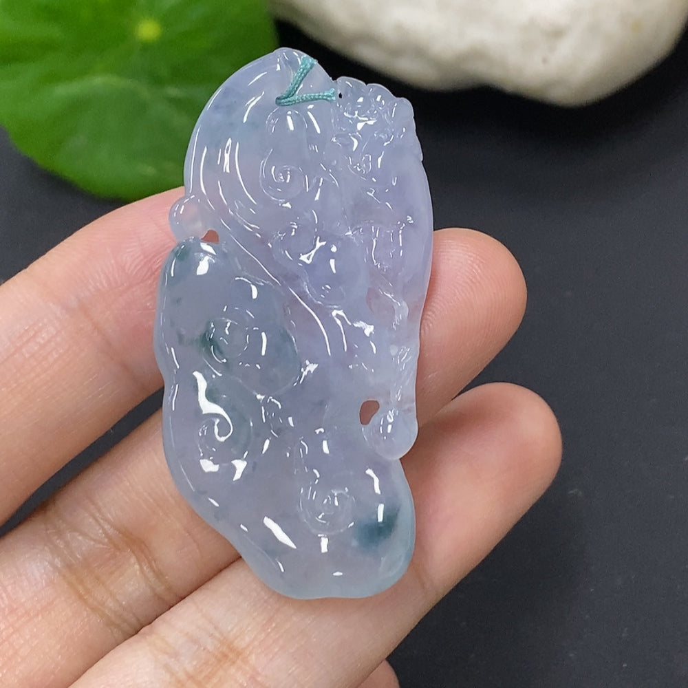 Jadeite Ruyi Pendant Total Weight Approx. 11.6g