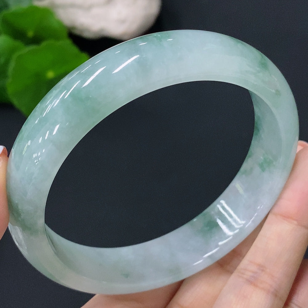 Jadeite Round Bracelet Size 62.5mm Total Weight Approx. 70.18g