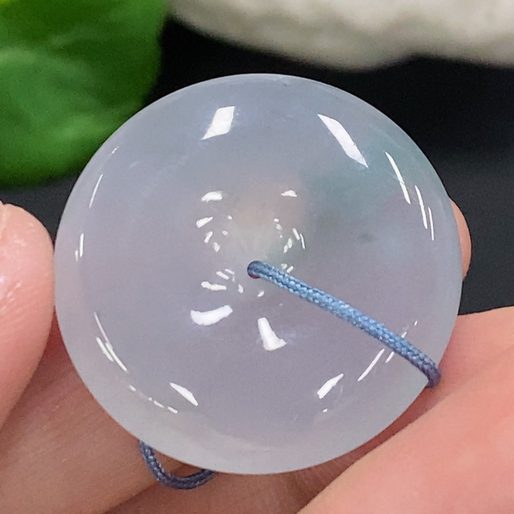 Jadeite Safety Pendant Total Weight Approx. 8.9g
