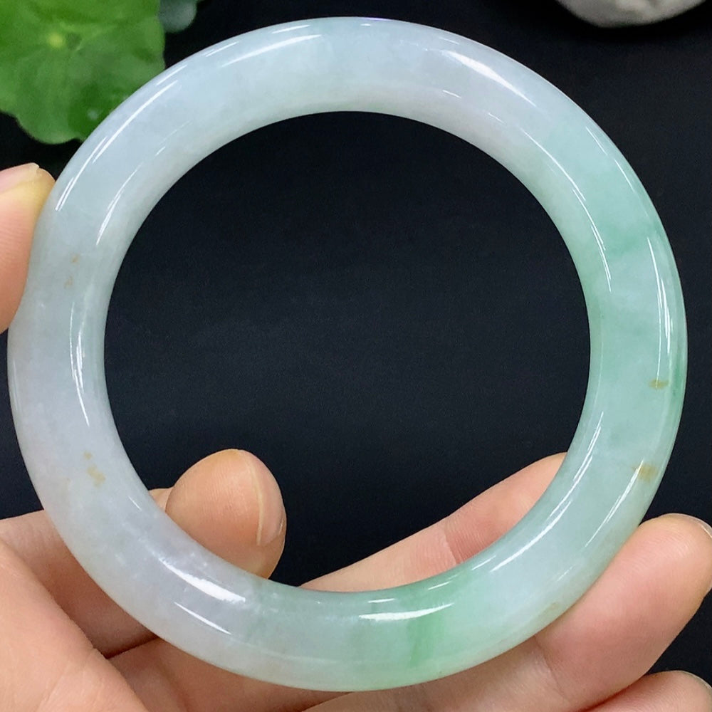 Jadeite Round Bangle Total Weight Approx. 67.98g Size 57.3