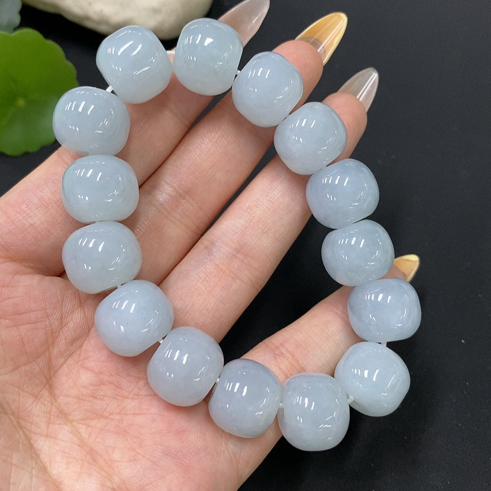 Jadeite Bracelet Total Weight Approx.81.6g Size Approx.15.4mm