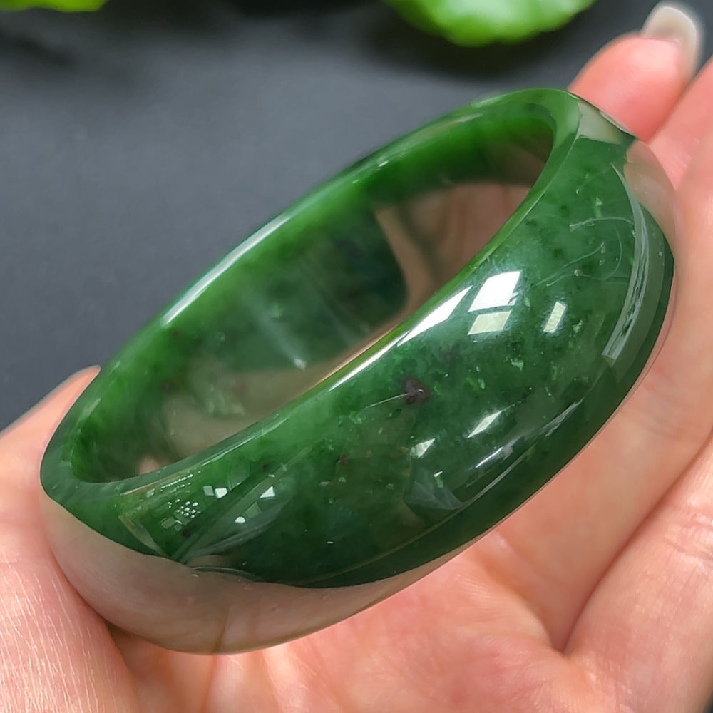 Hetian Jade Round Bracelet
