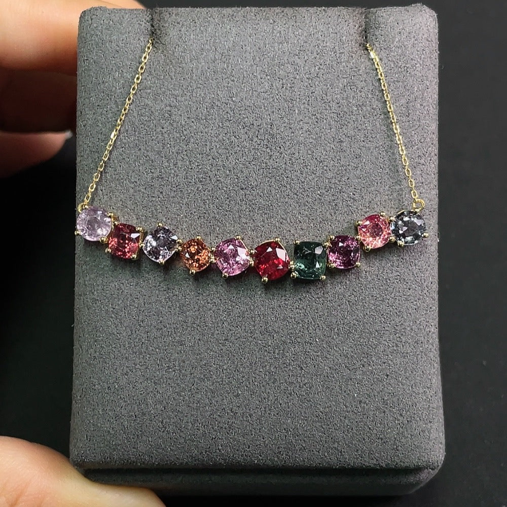 Spinel Necklace in 18K Gold