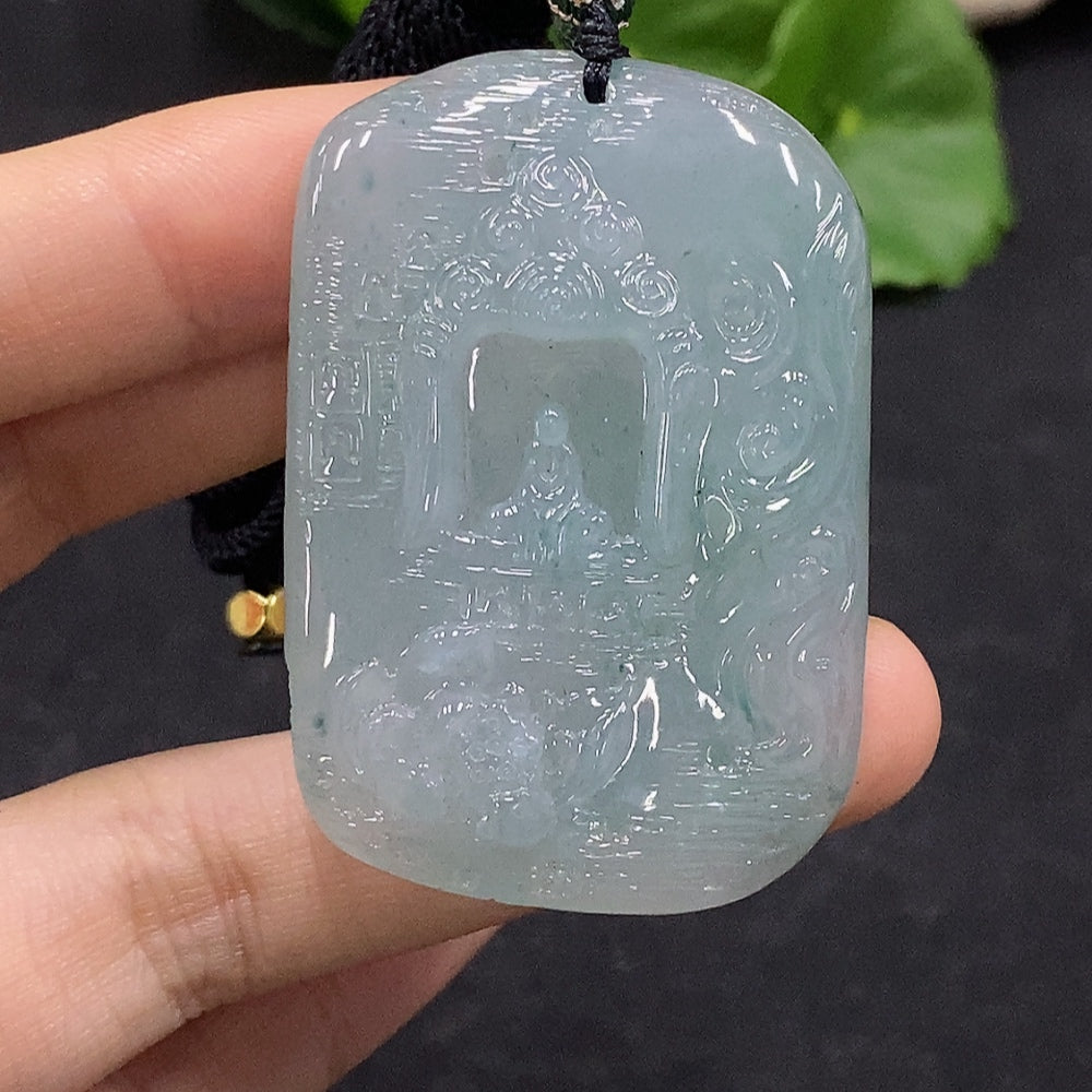 Jadeite Pendant Including Cord . | Huiliu Certified