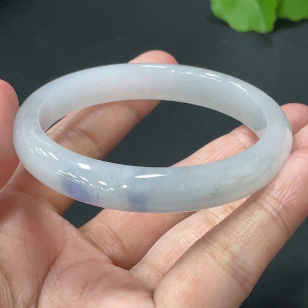 Jadeite Regular Round Bangle 54.5 Inner Diameter Total Weight 34.930g