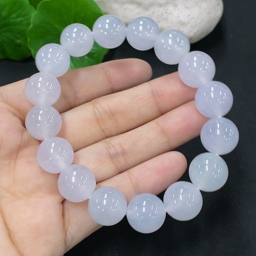 Jadeite Bracelet Approx. 12.5mm Total Weight Approx. 52.4g
