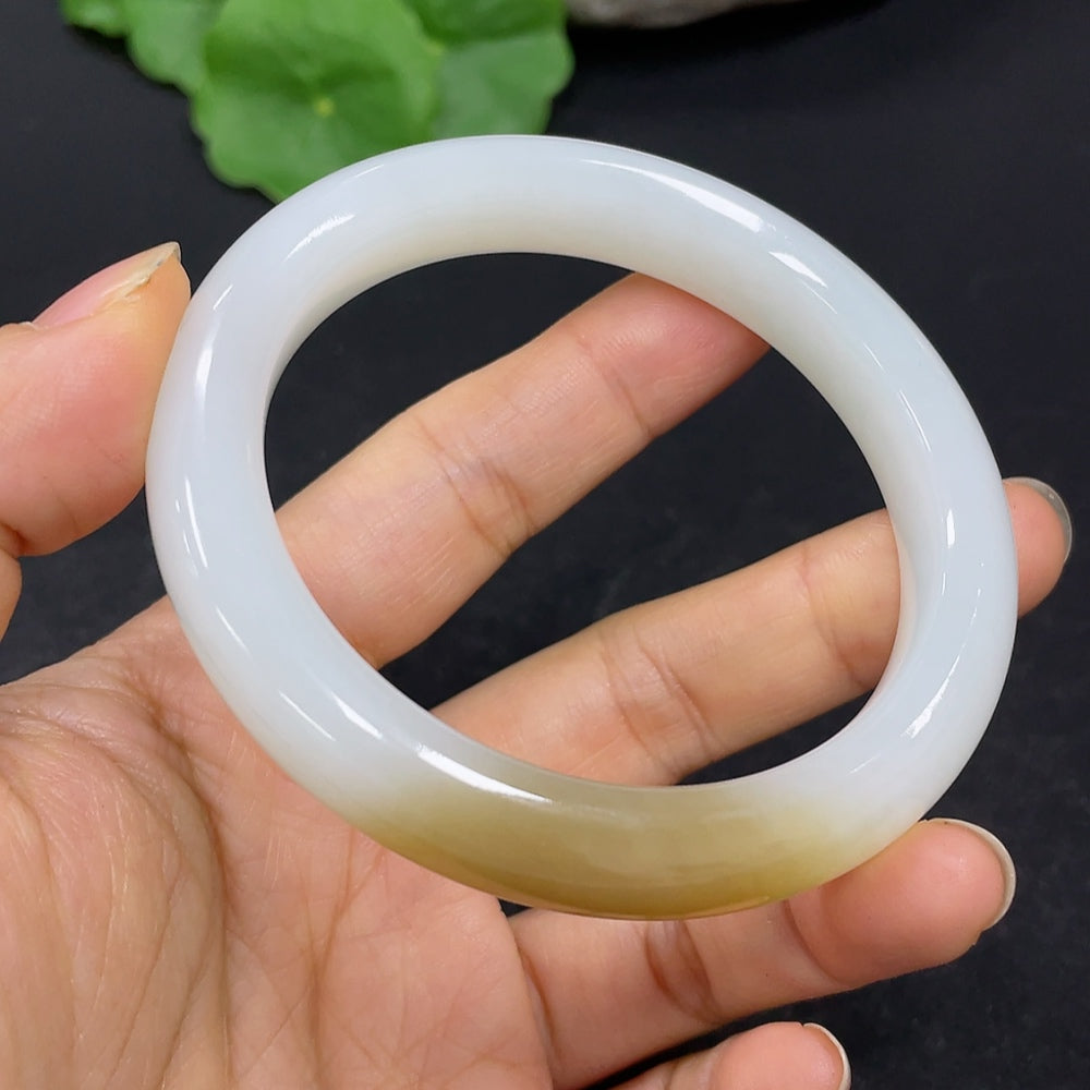 Hetian Jade Round Bracelet