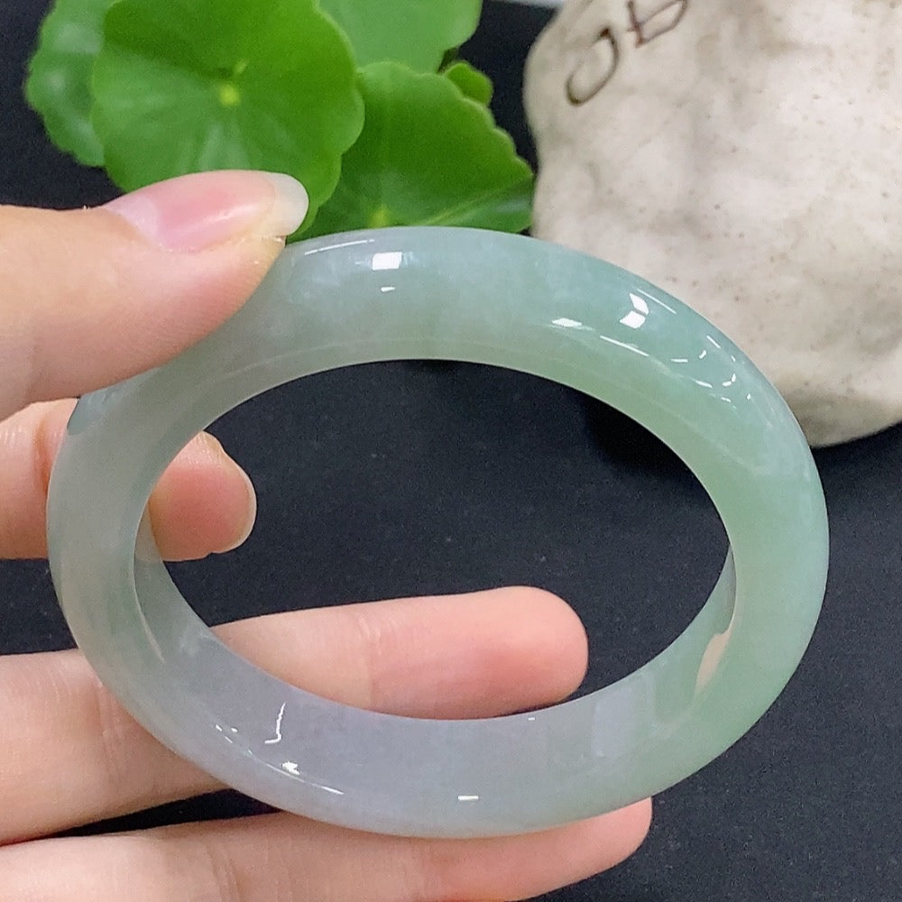 Jadeite Round Bangle Size 53.3 Total Weight Approx. 54.73g