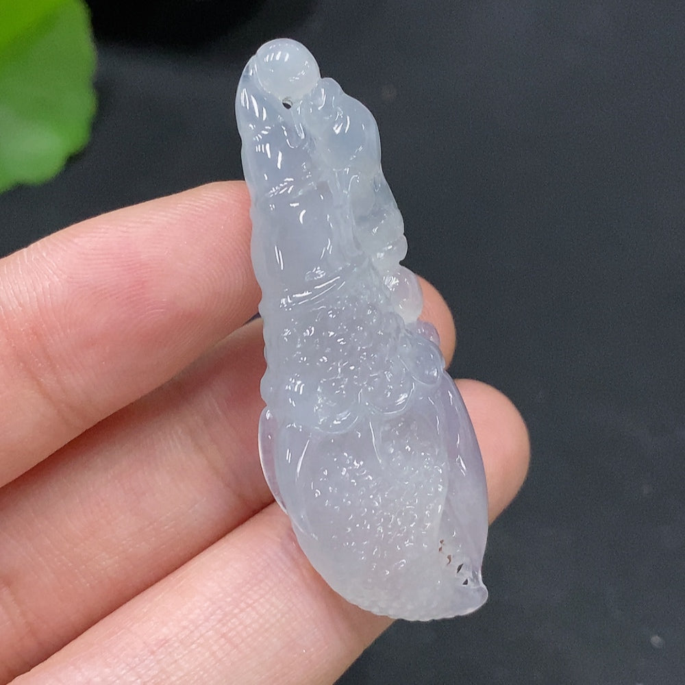 Jadeite Pendant Total Weight Approx. 10.5g Crab Claw