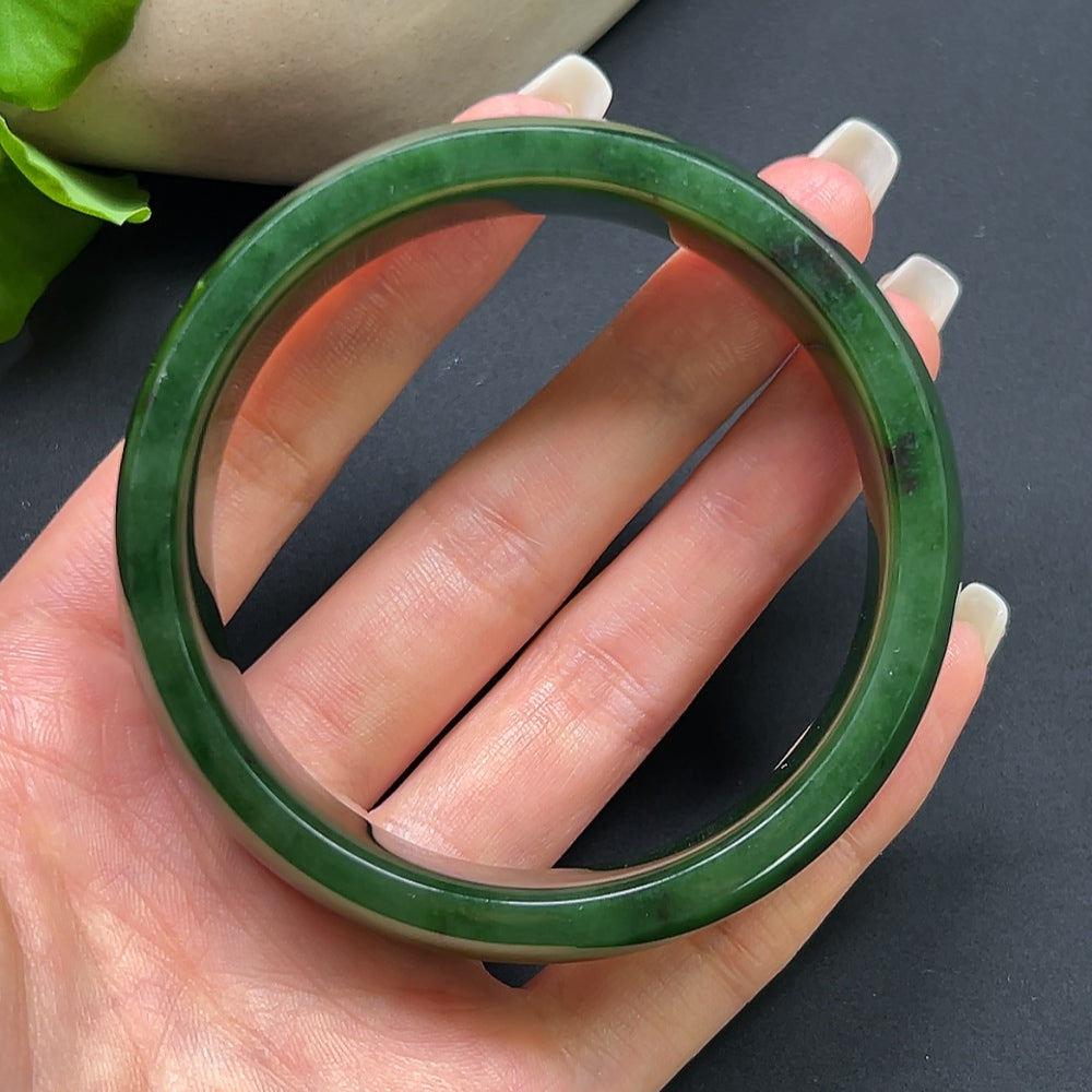 Hetian Jade Round Bracelet