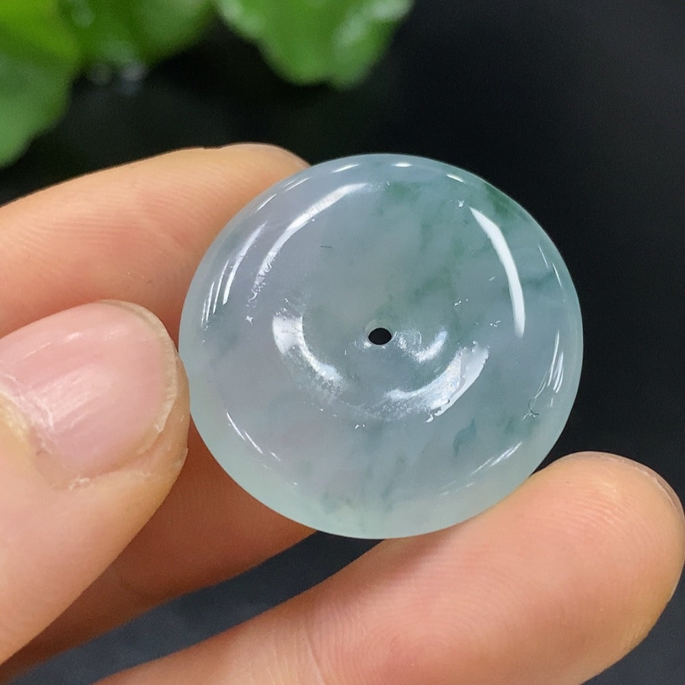 Jadeite Safety Buckle Pendant Total Weight Approx. 6.75g