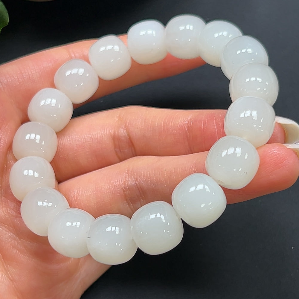 Hetian Jade Bracelet 11.9mm Approx. 50g