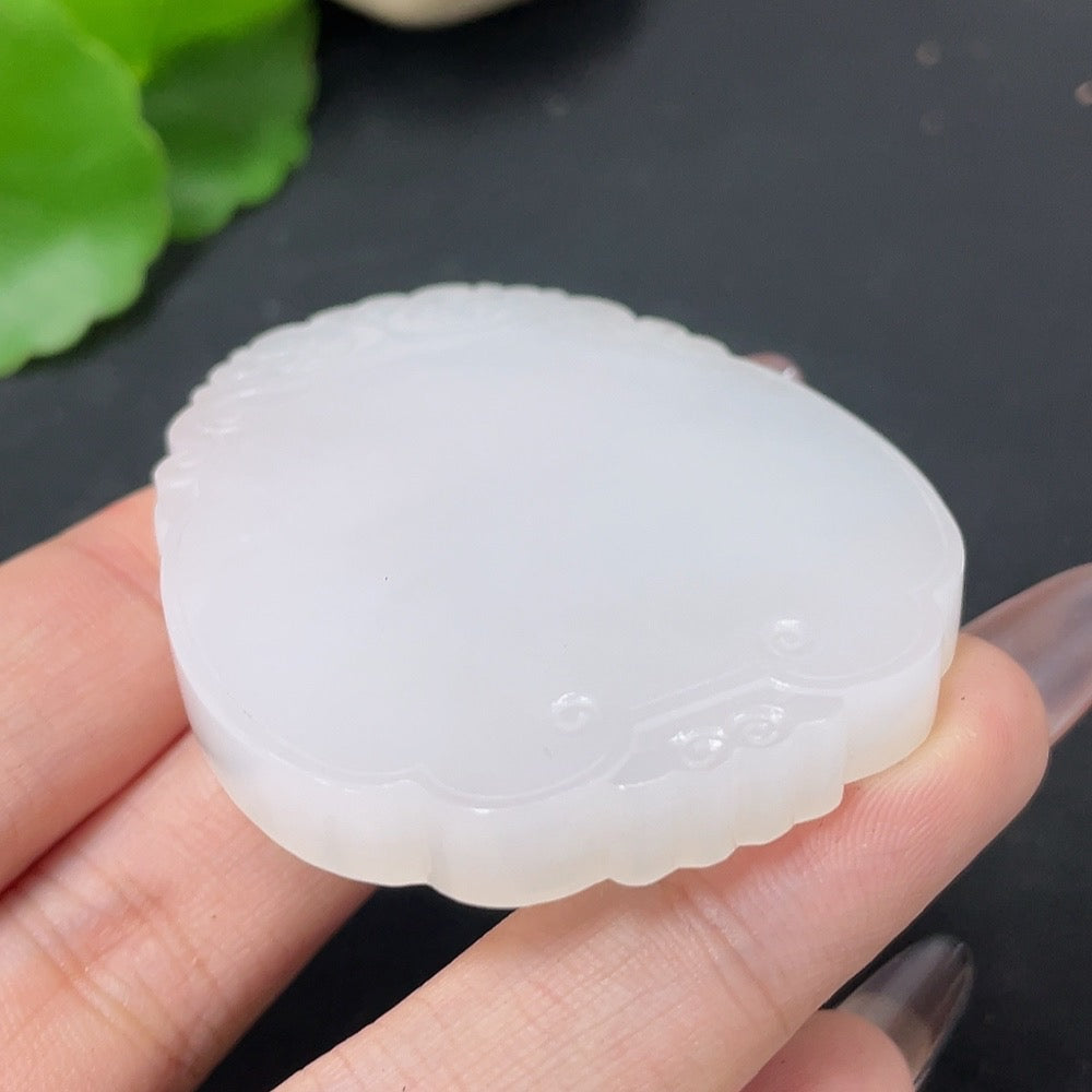 Hetian Jade Pendant Antique Plaque About | Huiliu Certified