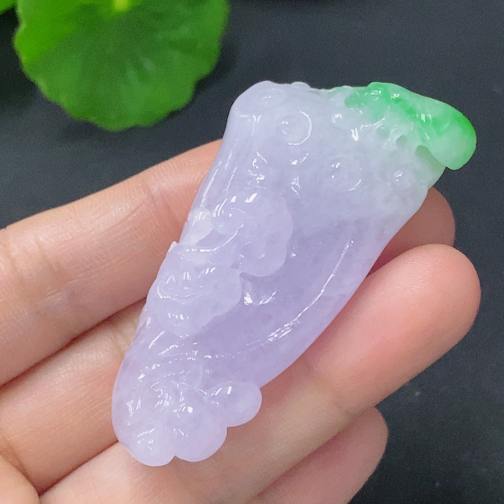 Jadeite Pendant Lotus Pod Total Weight Approx. 30.49g