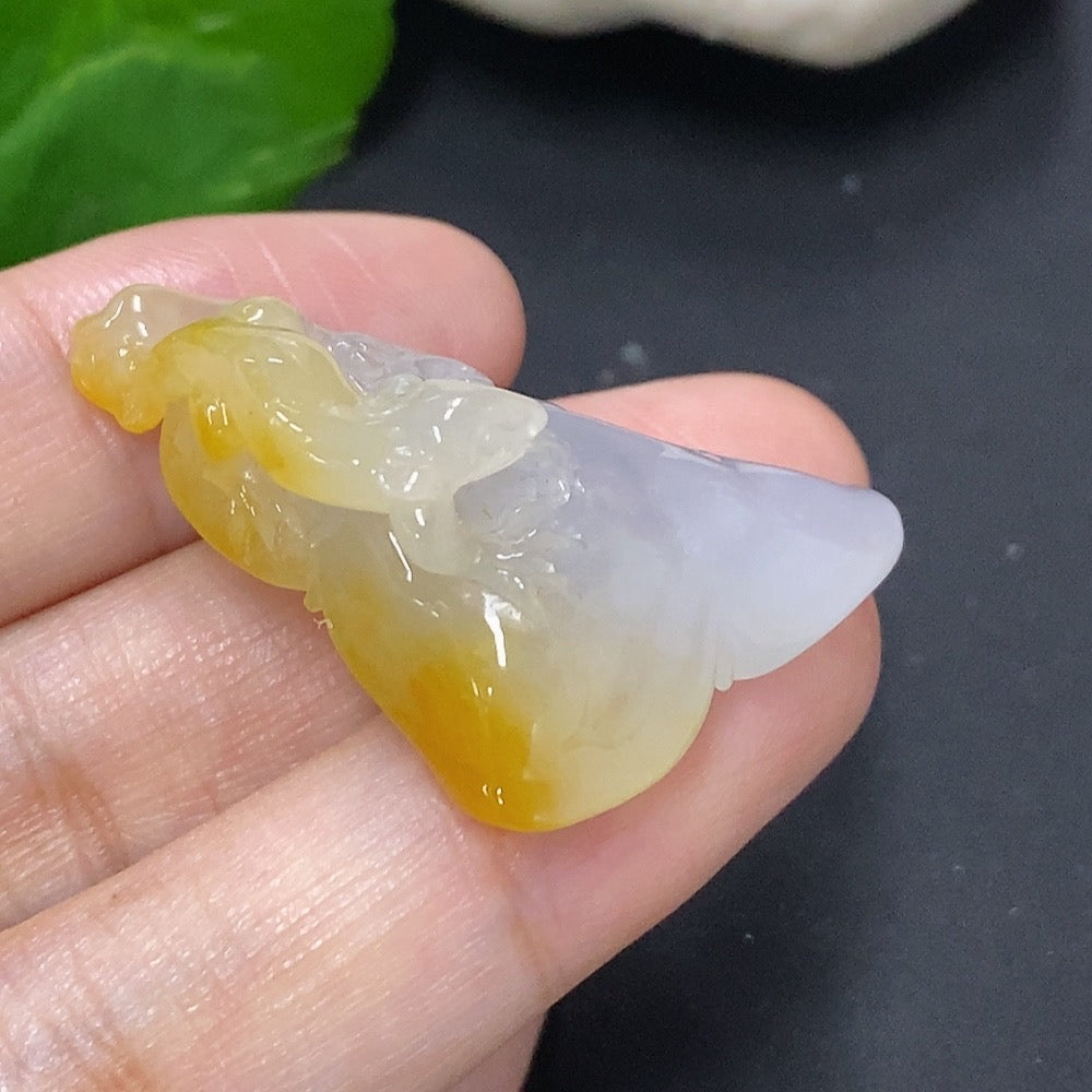 Jadeite Now and Then Pendant