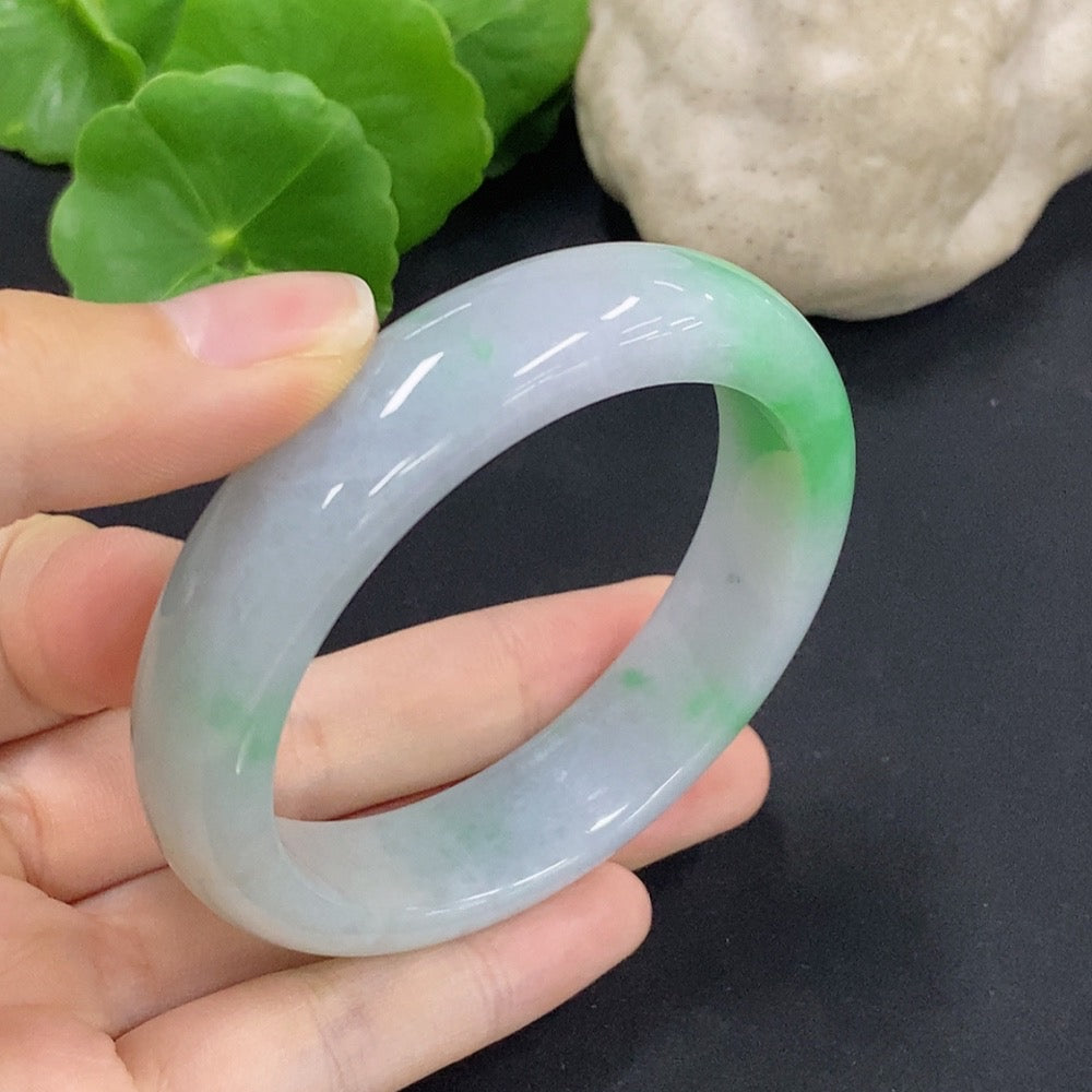 Jadeite Round Bangle Size 55.8 Total Weight Approx. 62.65g
