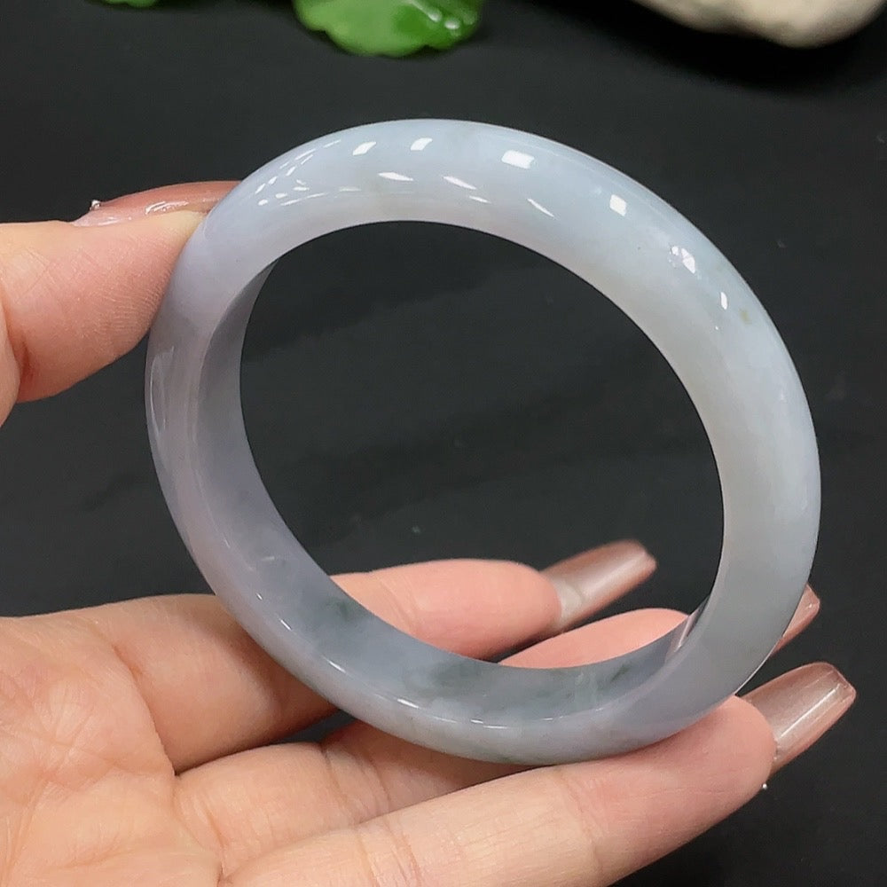 Jadeite Round Bangle Size 56.2 Total Weight Approx. 51.44g