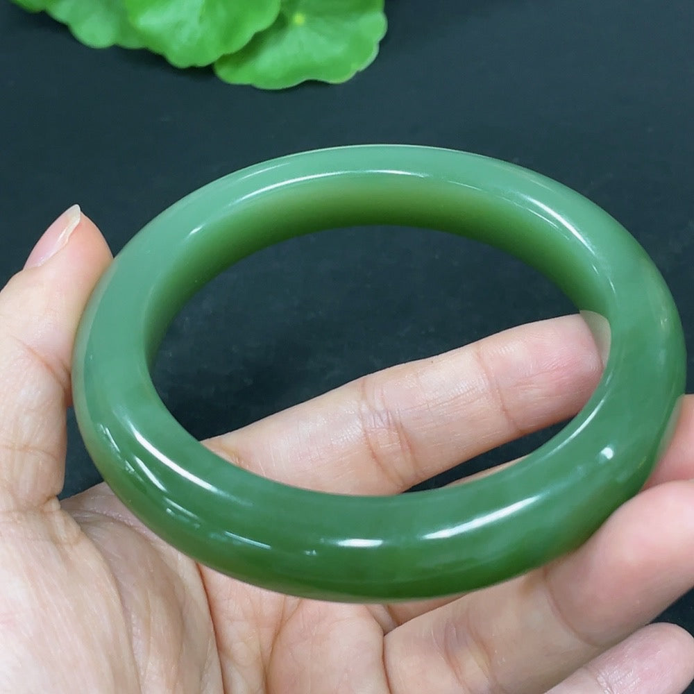 Hetian Jade Round Bracelet