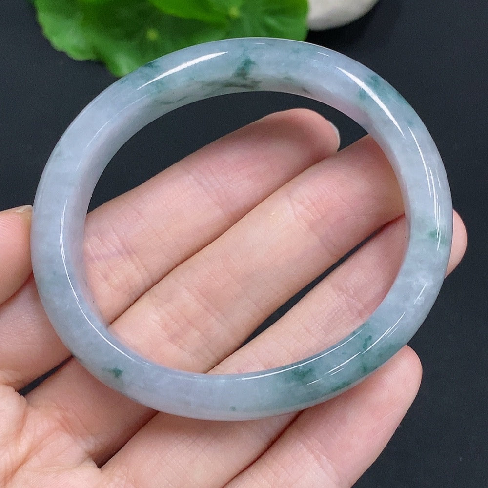 Jadeite Concubine Bracelet Total Weight Approx. 40.8g Size 52.6/46.2