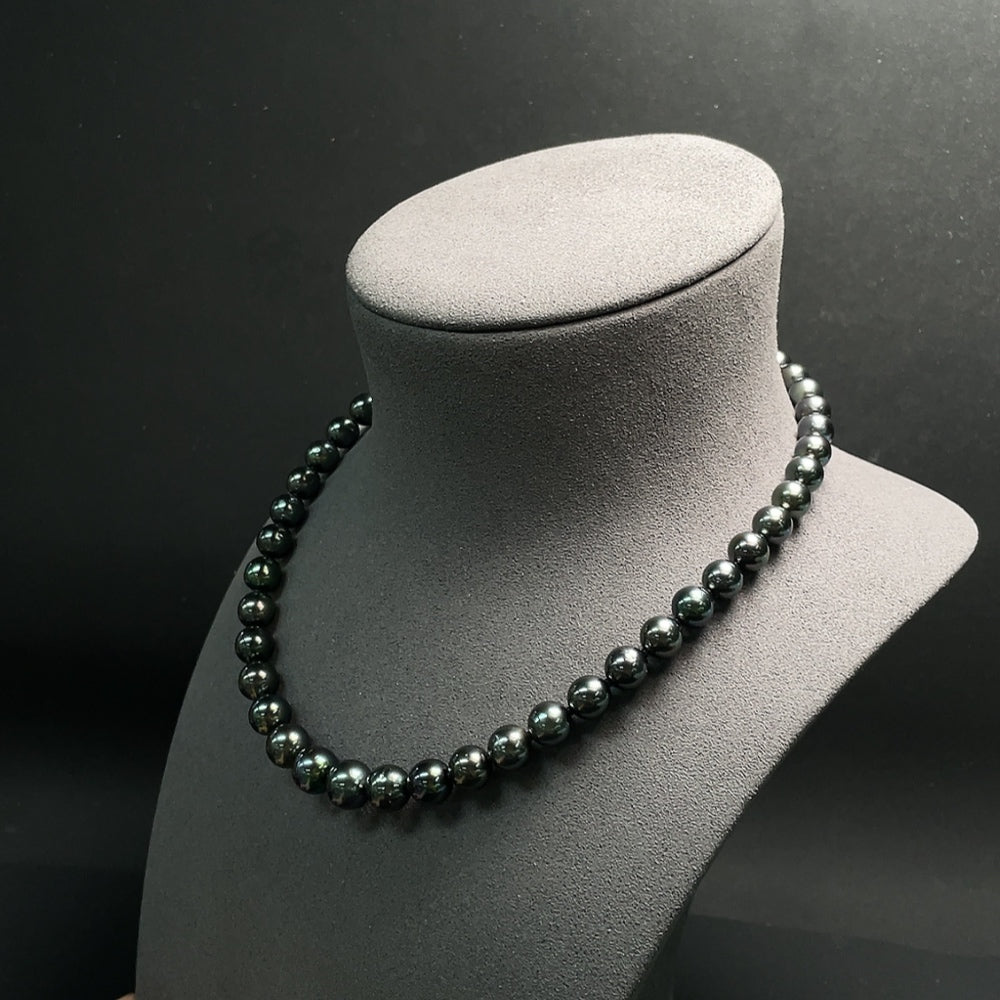 Saltwater Pearl Necklace, Non-Gold, Color Origin Undetermined-10.8mm
