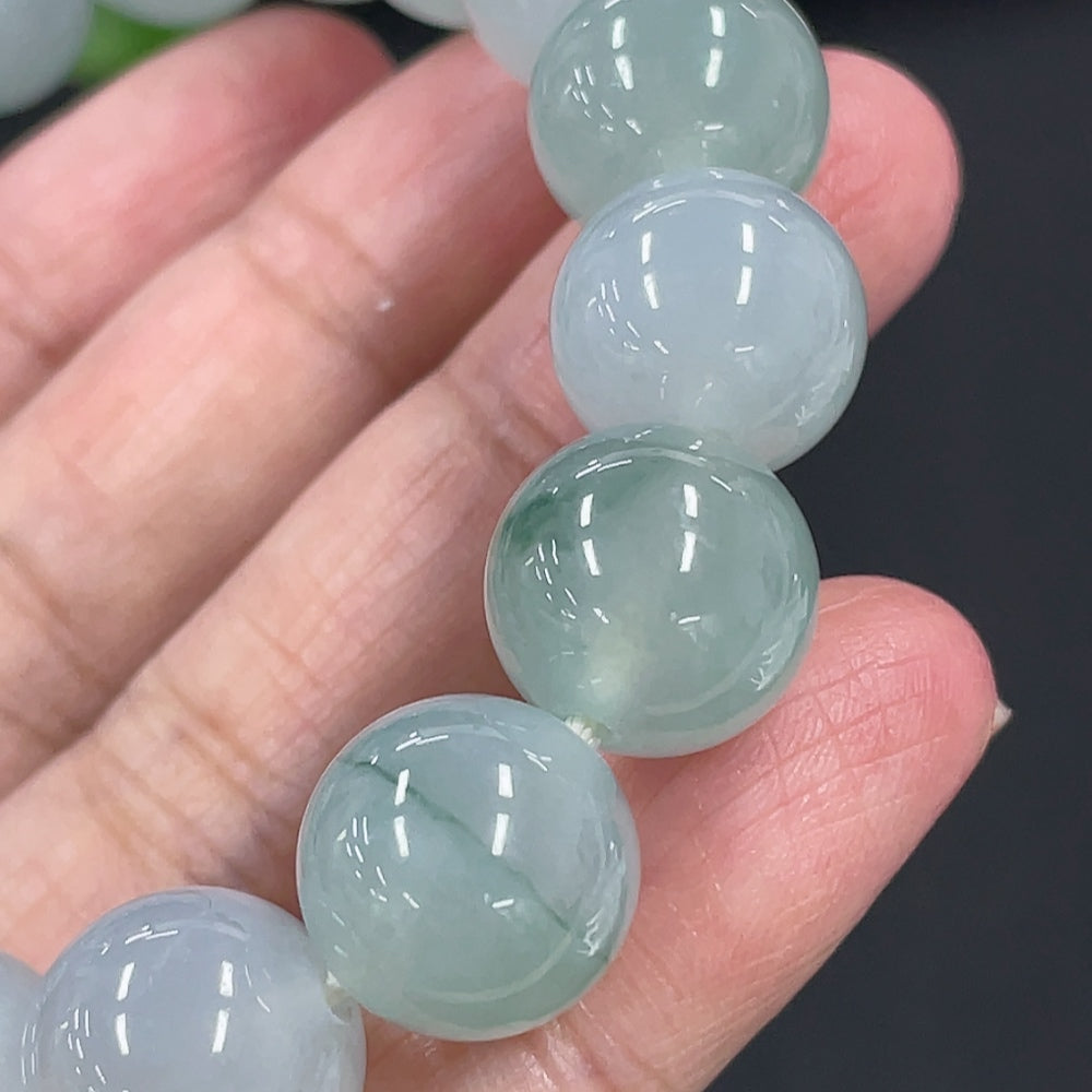 Jadeite Bracelet Approx. 12.4mm Total Weight Approx. 57.26g