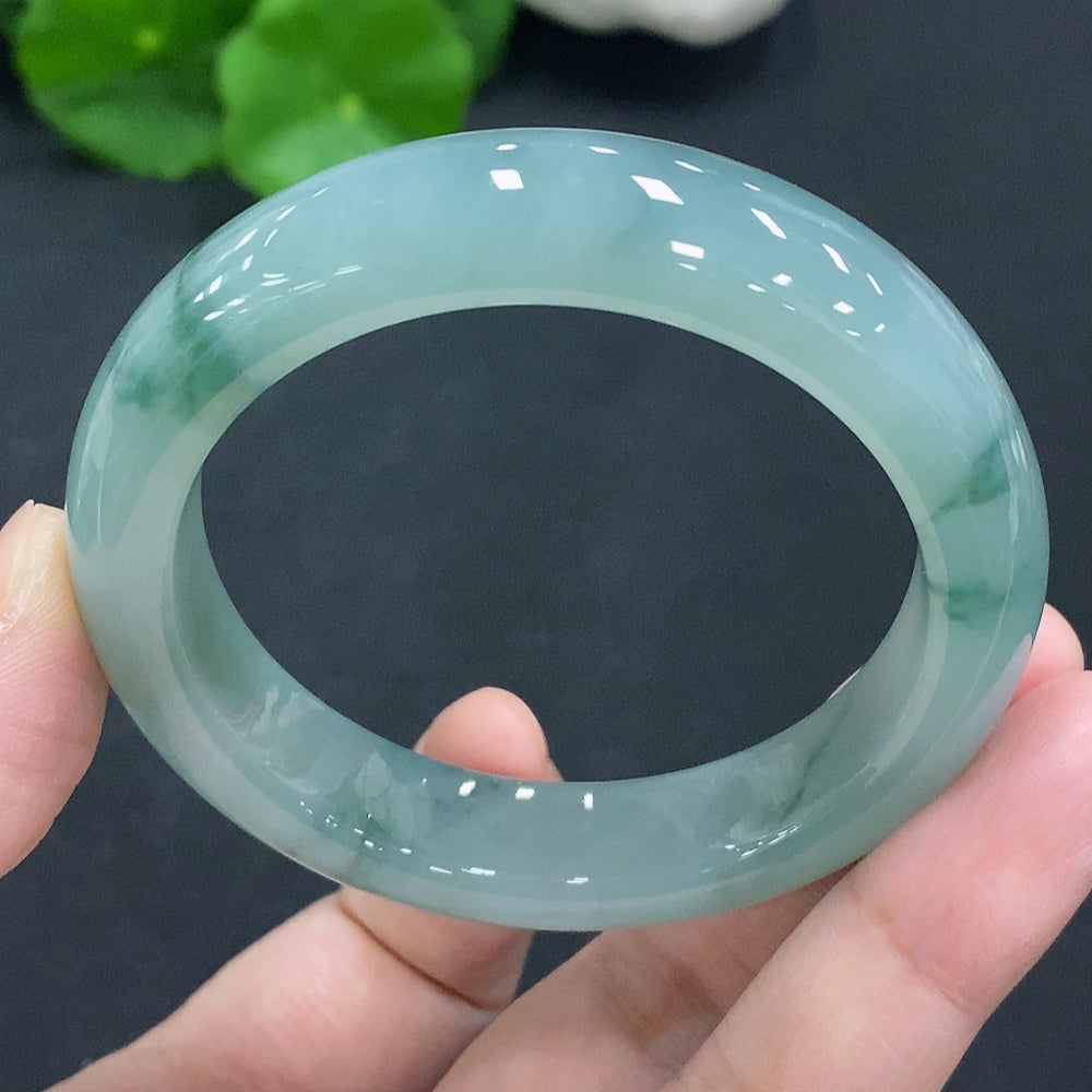 Jadeite Round Bangle Size 50.8 Total Weight Approx. 51.8g