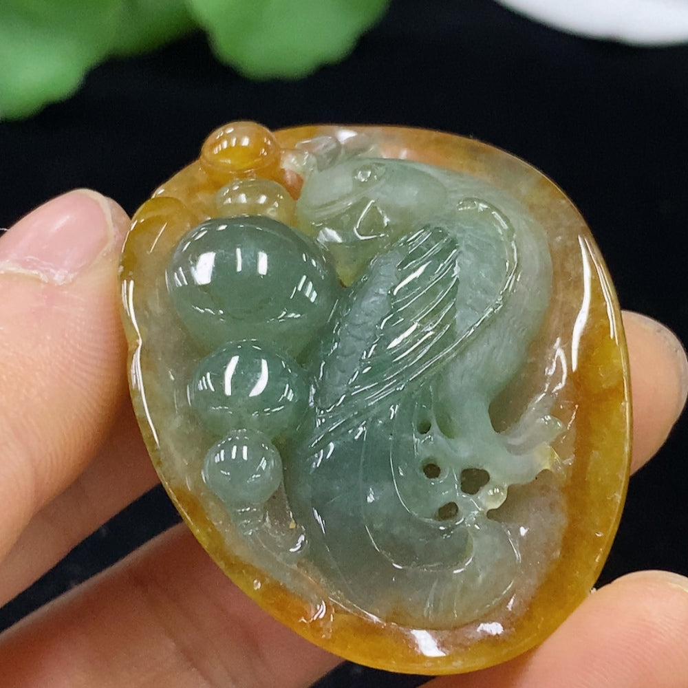 Jadeite Pendant . | Huiliu Certified