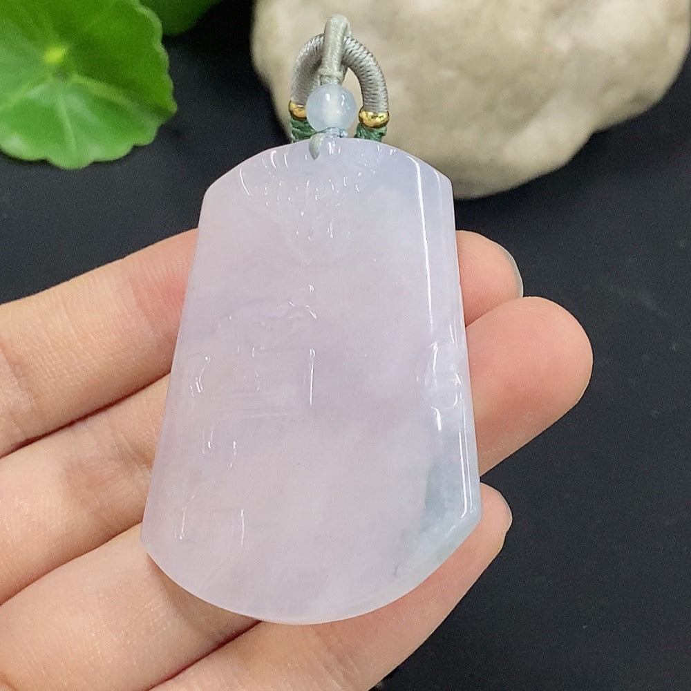 Jadeite Antique Pendant Total Weight Approx. 25.67g