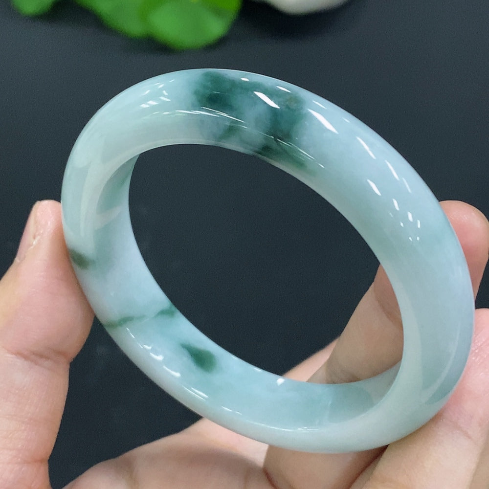 Jadeite Regular Bangle Size 53.9 Total Weight Approx. 56.9g