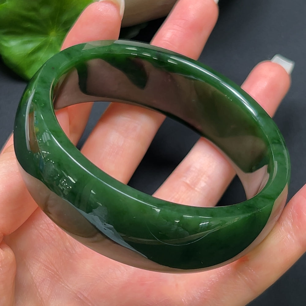 Hetian Jade Jasper Round Bracelet