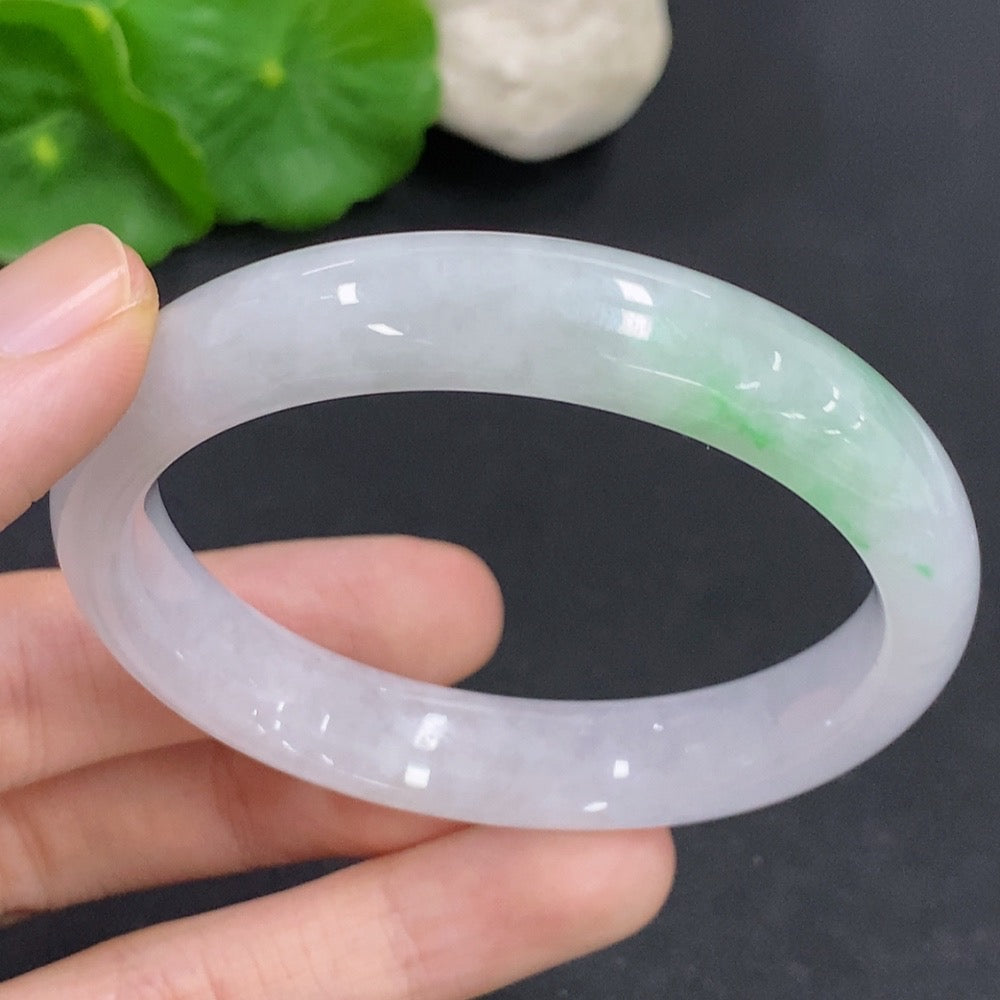 Jadeite Round Bracelet Total Weight Approx. 41g Size 53.5