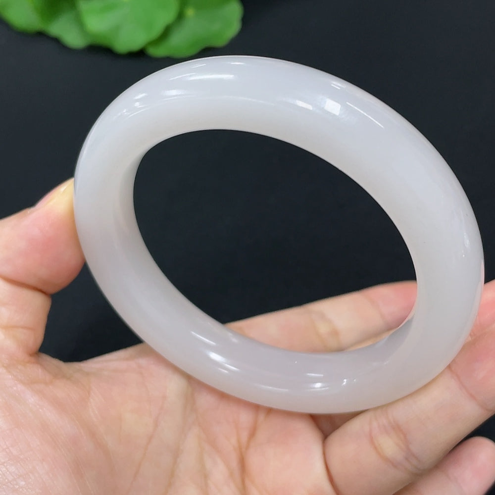 Hetian Jade Round Bracelet