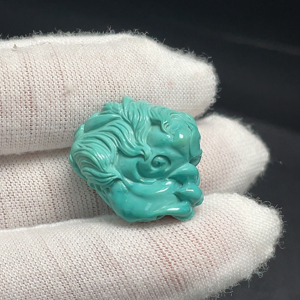 Turquoise Pendant, Total Weight Approx. 7.24g