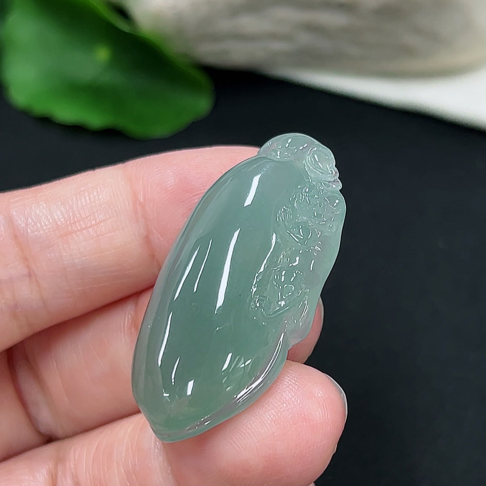 Jadeite Fu Shou Pendant