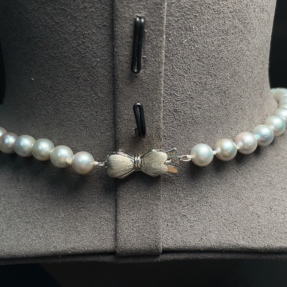 Seawater Pearl Necklace Non-Gold Color Origin Undetermined Total Weight Approximately 27.86g Size About 6.7mm