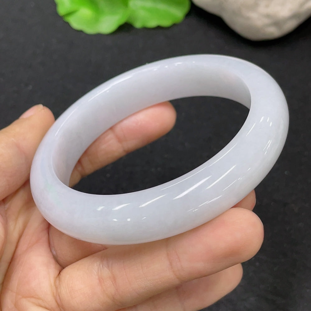 Jadeite Round Bangle Size 55.7 Total Weight Approx. 58.46g