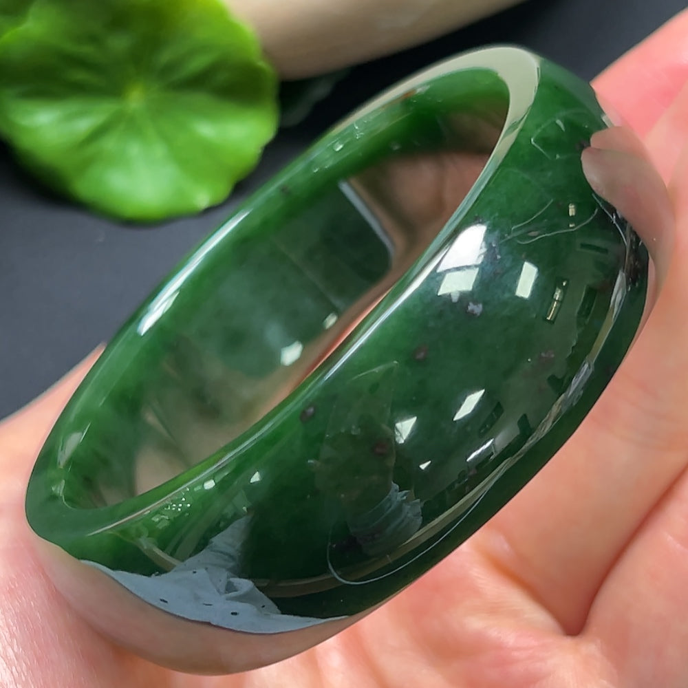 Hetian Jade Jasper Round Bracelet