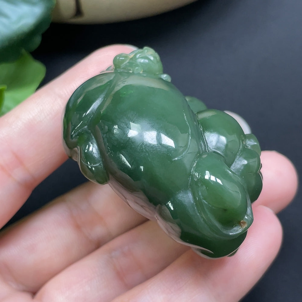 Hetian Jade Pig Pendant