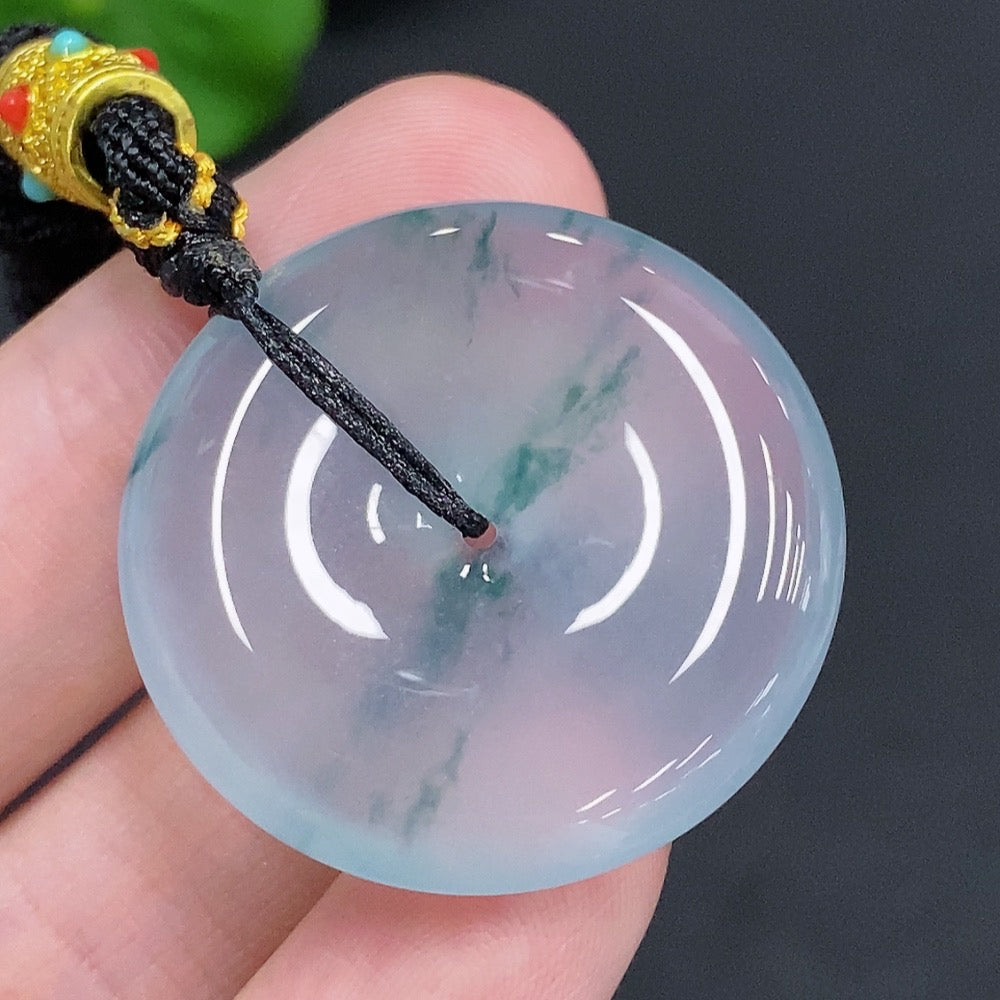 Jadeite Safety Buckle Total weight approx. 14.5g (including rope weight)
