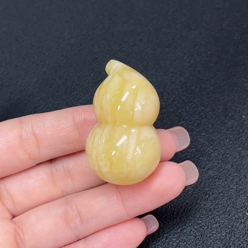 Amber Beeswax Inlay Piece