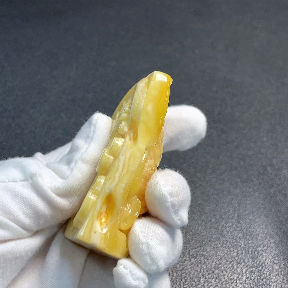 Amber Beeswax Pendant, Total Weight Approx. 44.76g