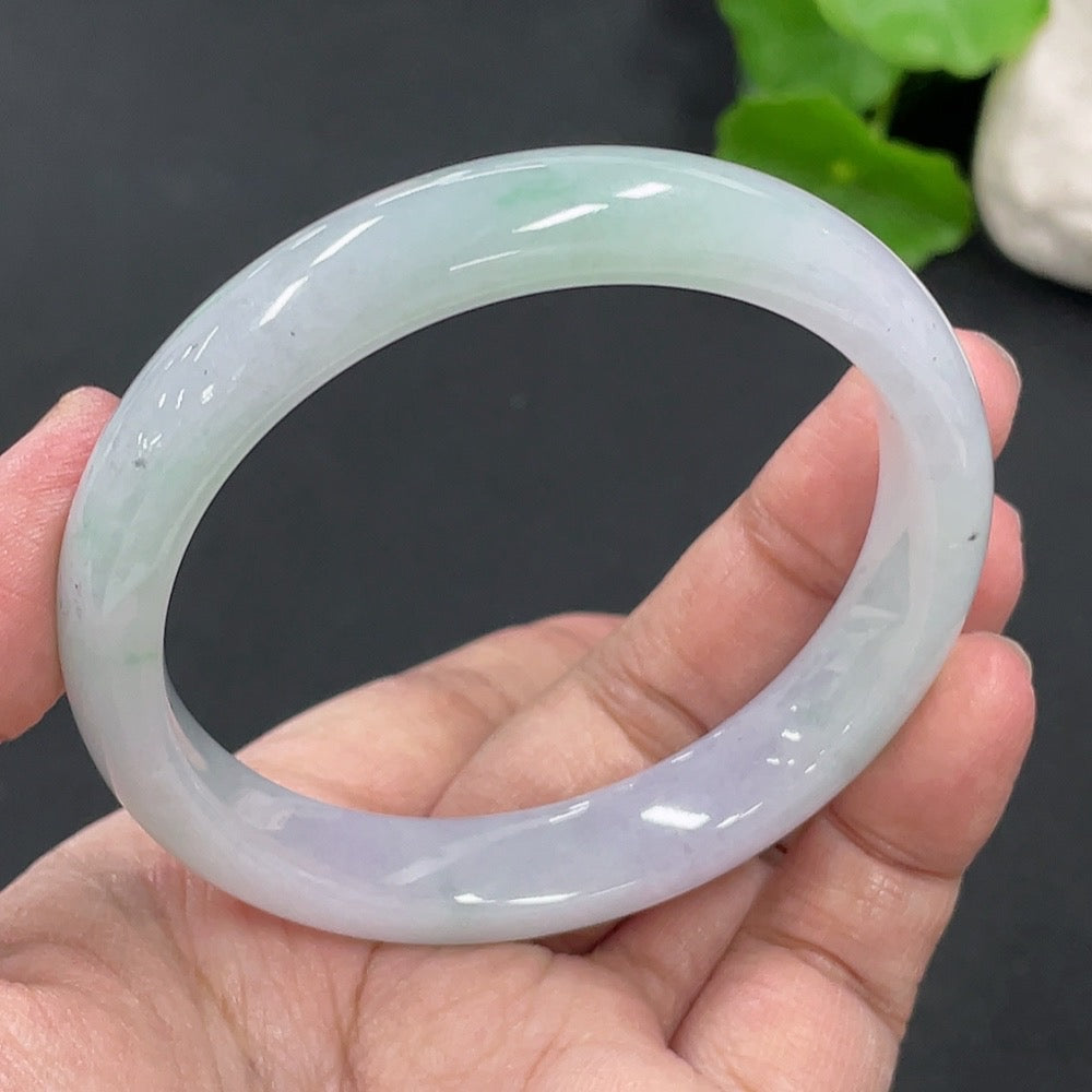 Jadeite Round Bangle Size 57.8 Total Weight Approx. 49.34g