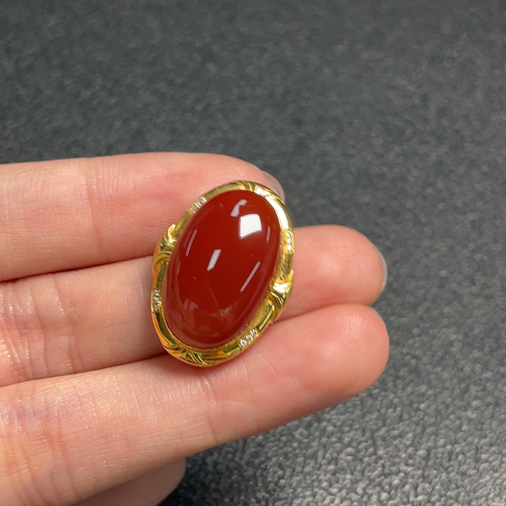Red Agate Jewelry Non-Diamond . | Huiliu Certified