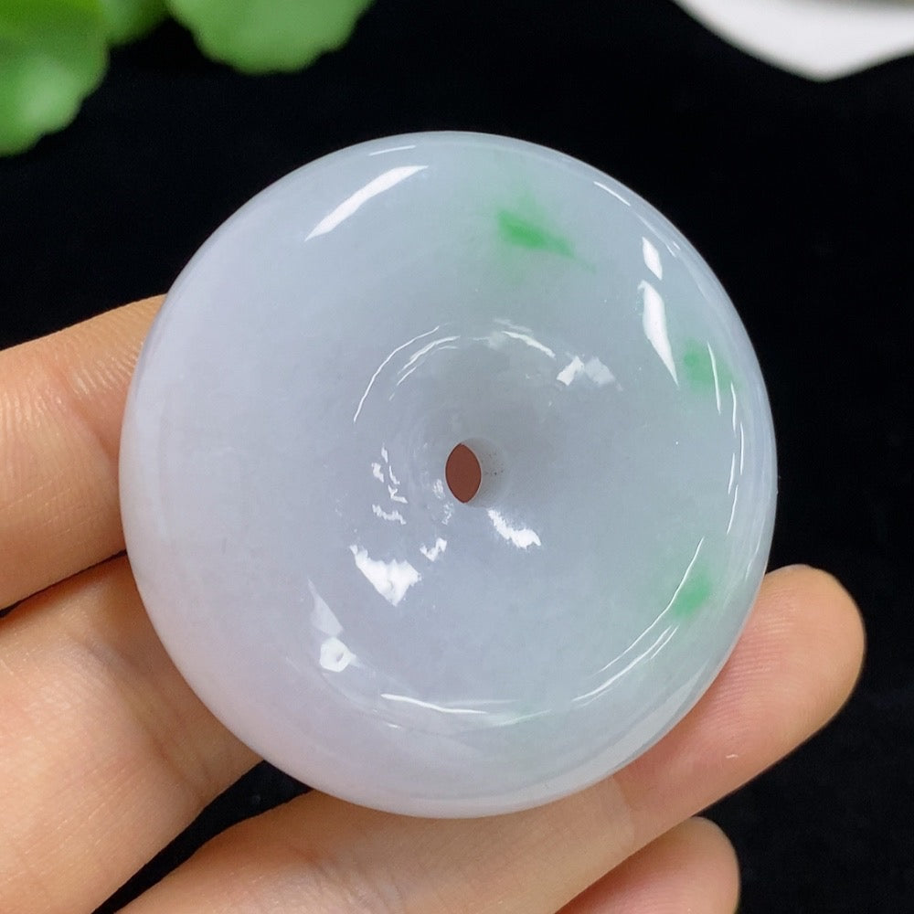 Jadeite Safety Buckle Pendant, Total Weight Approx. 57.84g