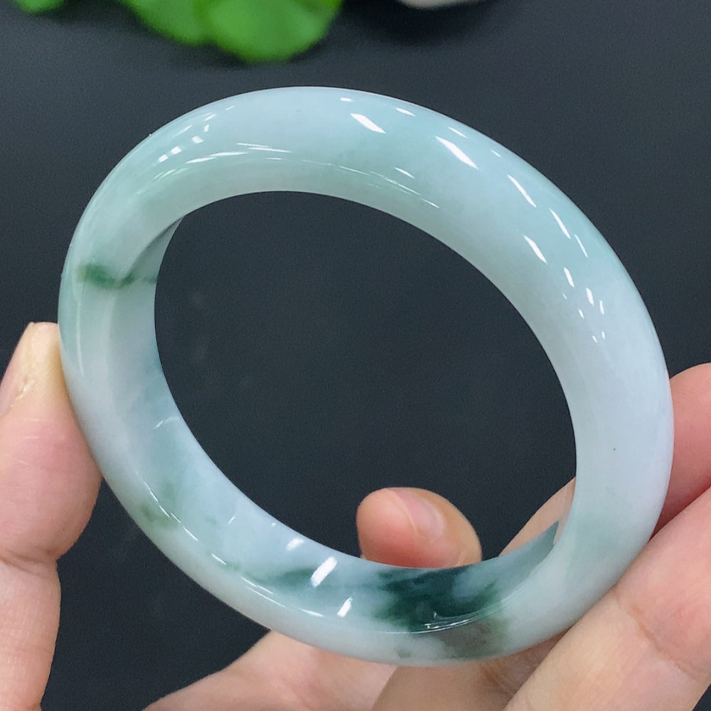 Jadeite Regular Bangle Size 53.9 Total Weight Approx. 56.9g