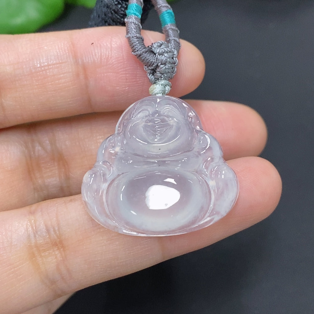 Jadeite Buddha Pendant Including Rope Approximately | Huiliu Certified