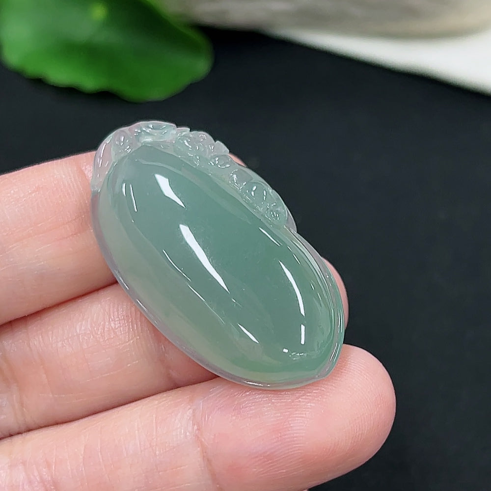 Jadeite Fu Shou Pendant