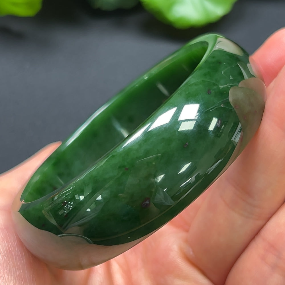 Hetian Jade Round Bracelet